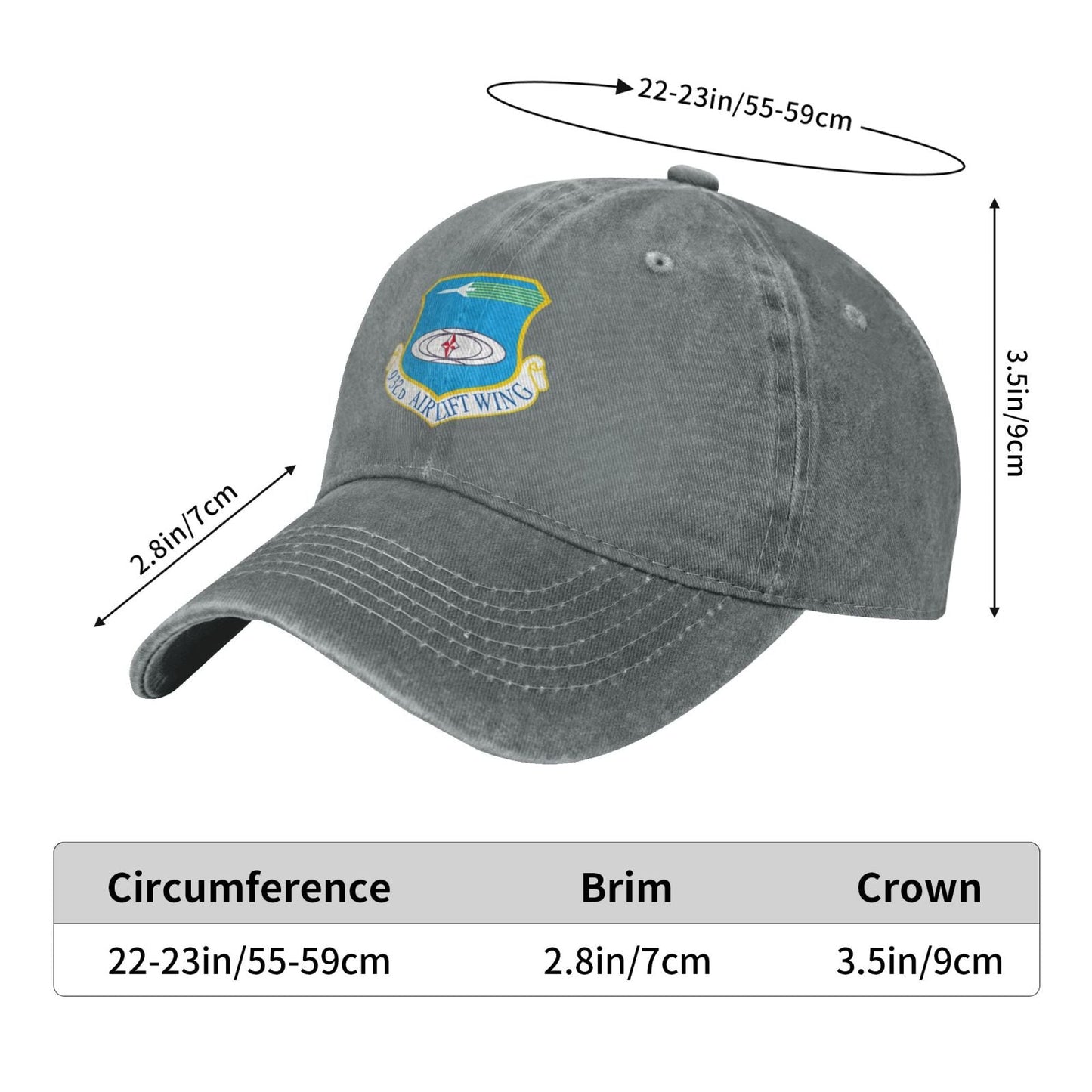 932d Airlift Wing Printing unisex baseball cap adjustable cap veteran gift