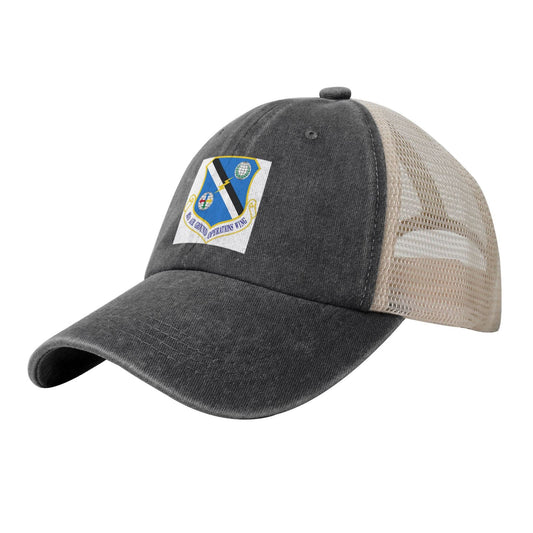 93d Air Ground Operations Wing-Emblem Printed unisex baseball cap adjustable grid baseball cap veteran gift