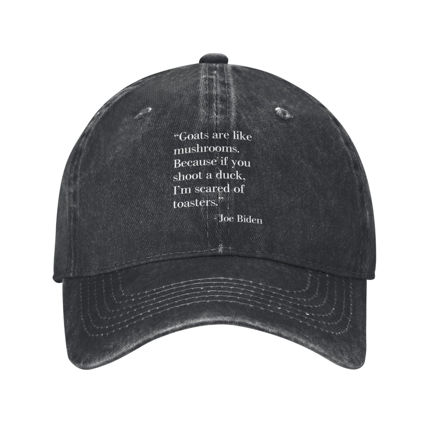 J Bide N Funny Quote Political Funny Printed unisex baseball cap adjustable cap outdoor sunshade trucker hat