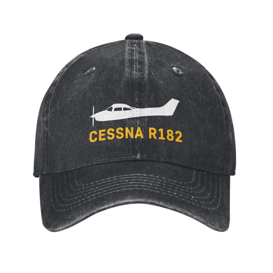 Cessna R182 Printing unisex baseball cap adjustable hats Outdoor leisure hat veteran gift
