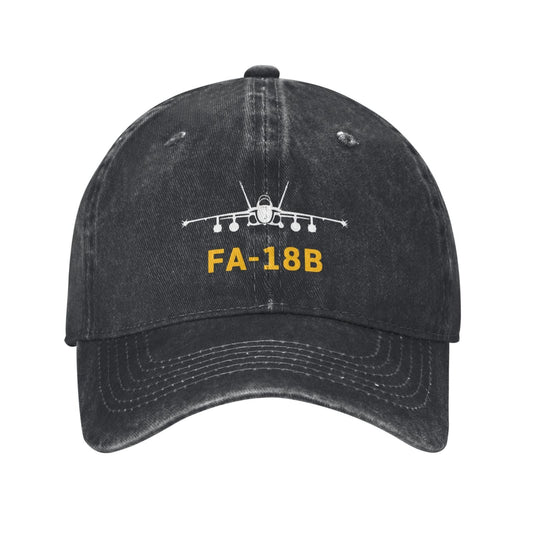 FA-18B Printing unisex baseball cap adjustable hats Outdoor leisure hat veteran gift