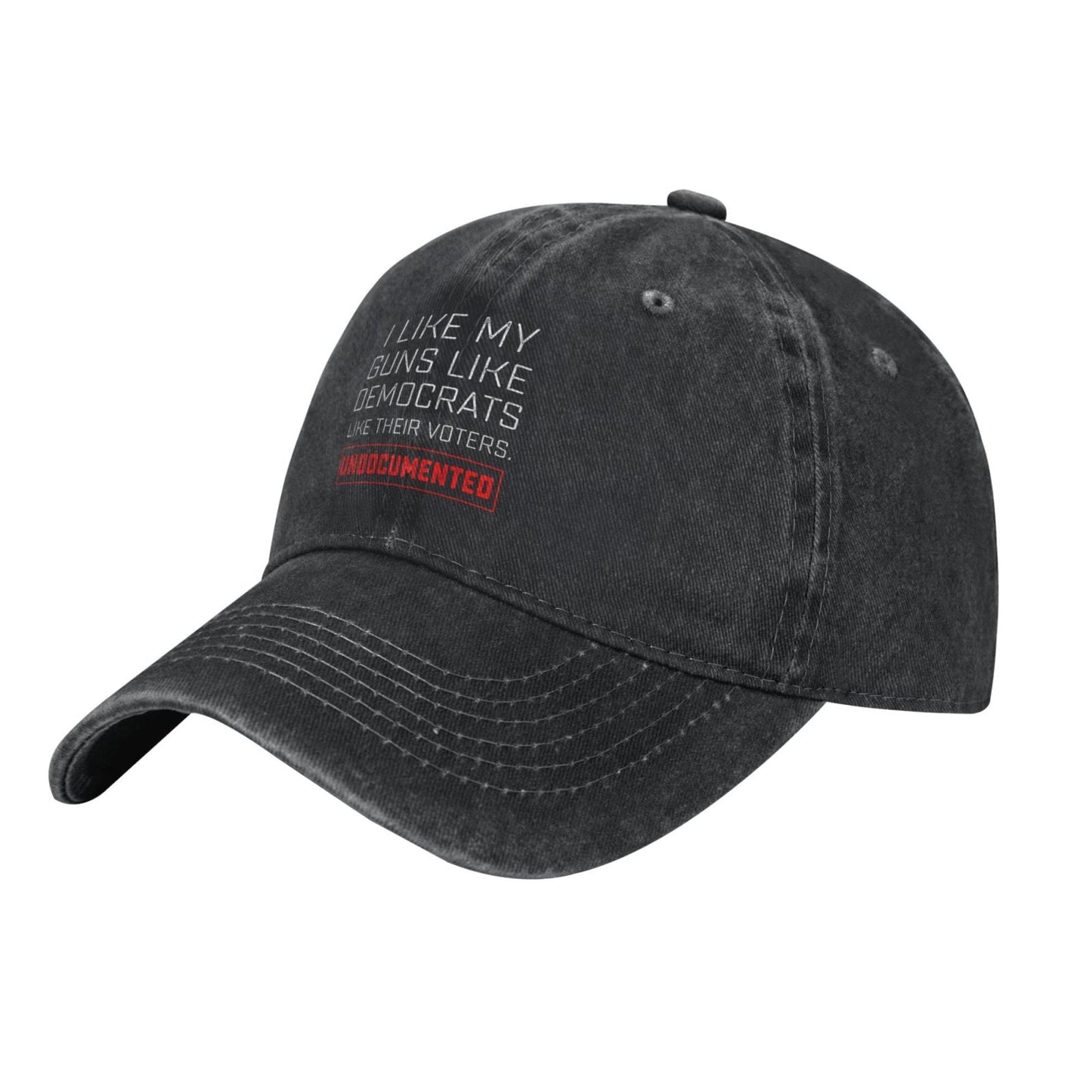 I Like My Guns Like Democrats Like Their Voters Printed unisex baseball cap adjustable cap outdoor sunshade trucker hat