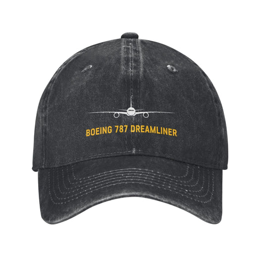 Boeing 787 Dreamliner Printing unisex baseball cap adjustable hats Outdoor leisure hat veteran gift