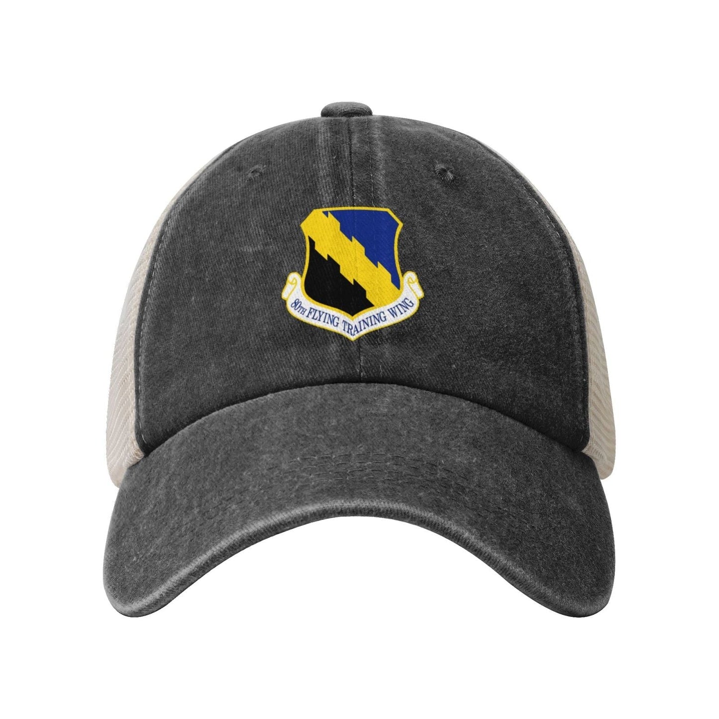 80th Flying Training Wing Printed unisex baseball cap adjustable grid baseball cap veteran gift