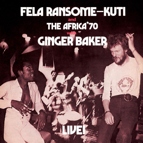 Fela Kuti: Fela Live with Ginger Baker - VINYL LP "VINYLBADGES"