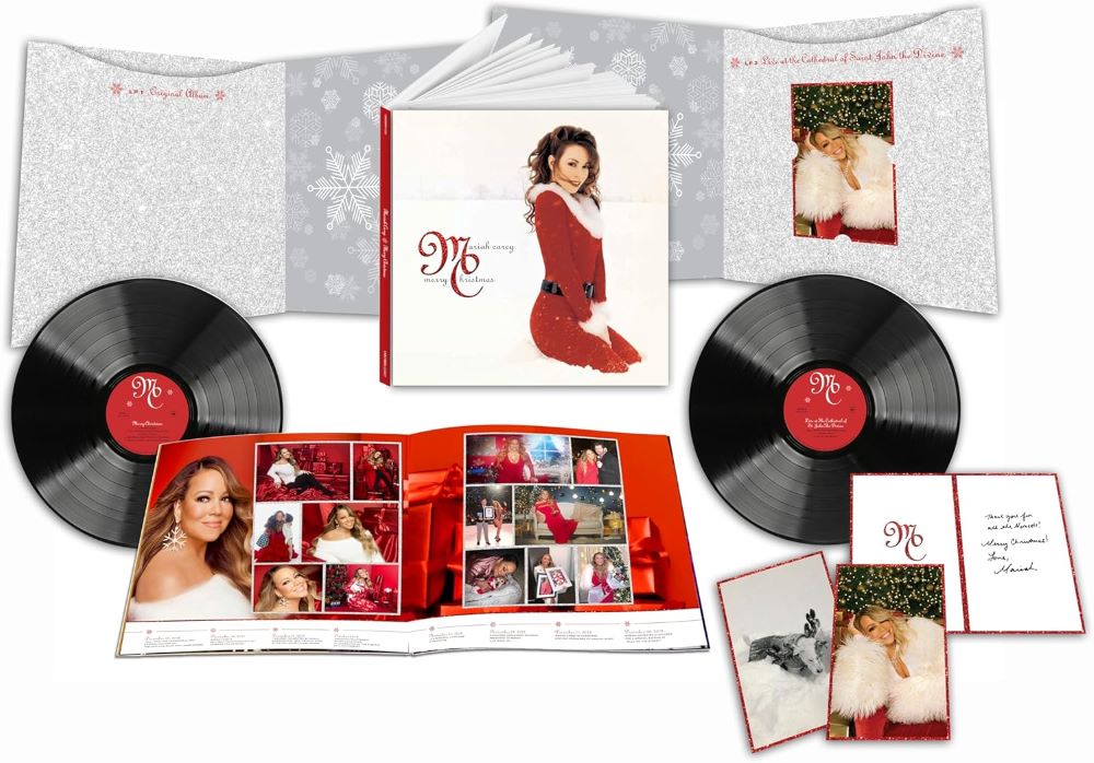 Mariah Carey Merry Christmas Deluxe Vinyl LP Box Set 2024 - VINYL LP "VINYLBADGES"