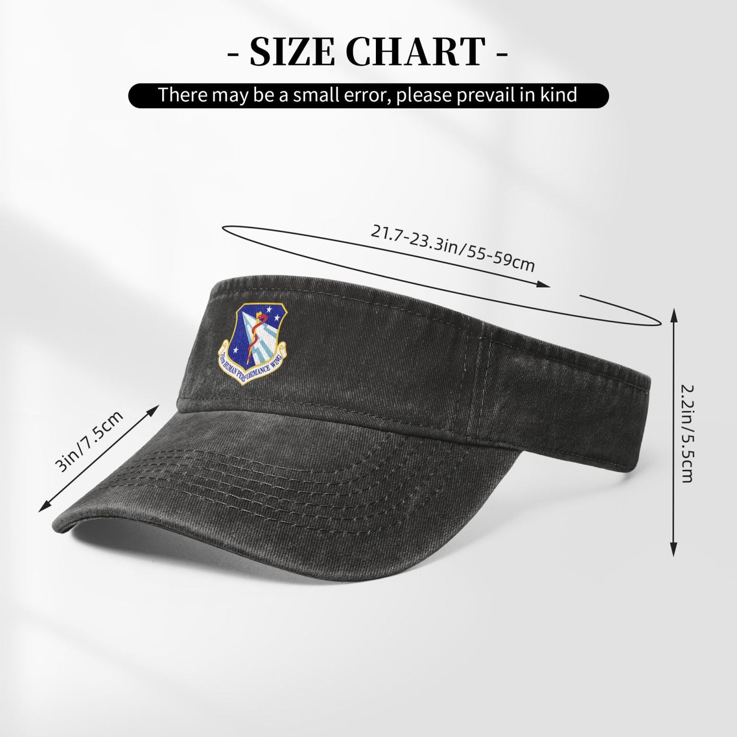 711th Human Performance Wing Printing adjustable Empty Top Baseball Sun Cap unisex outdoor sport hat veterans gift