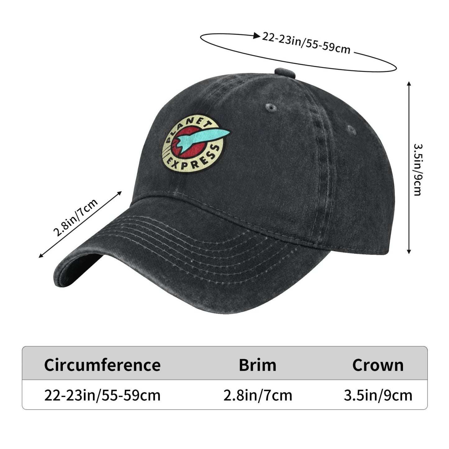 Planet Express Printed unisex baseball cap adjustable cap outdoor sunshade trucker hat