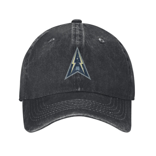 Space Delta 3 Emblem Printing unisex baseball cap adjustable cap veteran gift