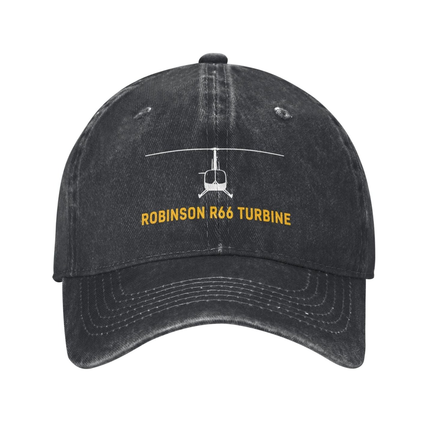 Robinson R66 Turbine Printing unisex baseball cap adjustable hats Outdoor leisure hat veteran gift