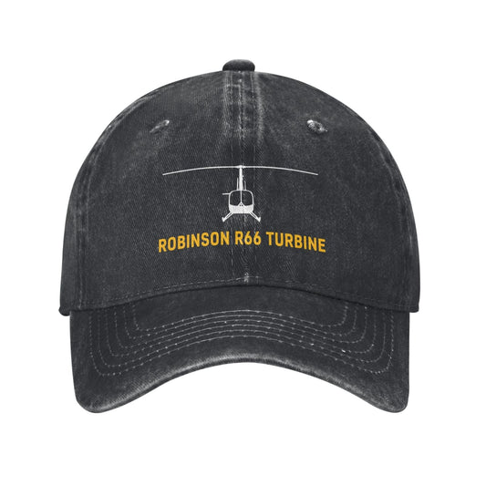 Robinson R66 Turbine Printing unisex baseball cap adjustable hats Outdoor leisure hat veteran gift