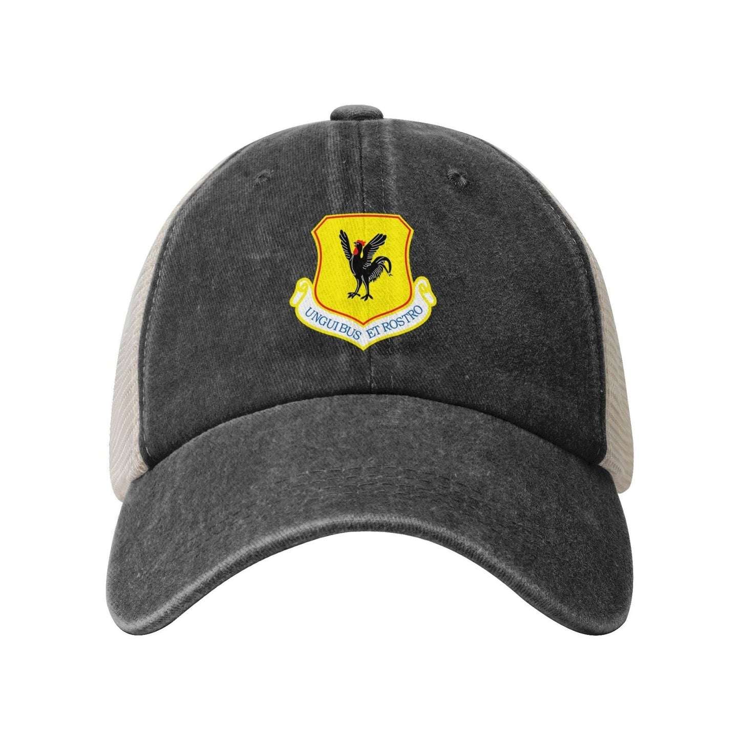 USAF-18th Wing Printed unisex baseball cap adjustable grid baseball cap veteran gift