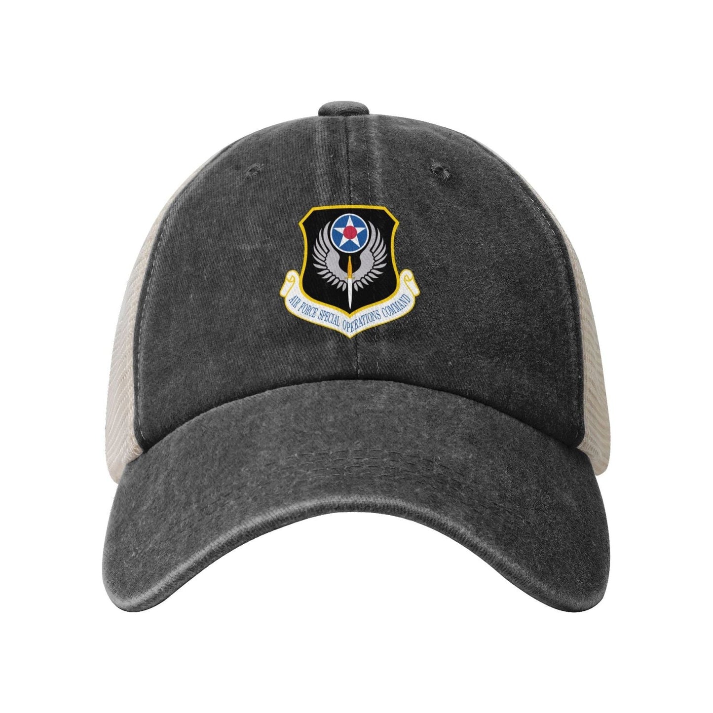 USAFSpecial Operations Command Printed unisex baseball cap adjustable grid baseball cap veteran gift