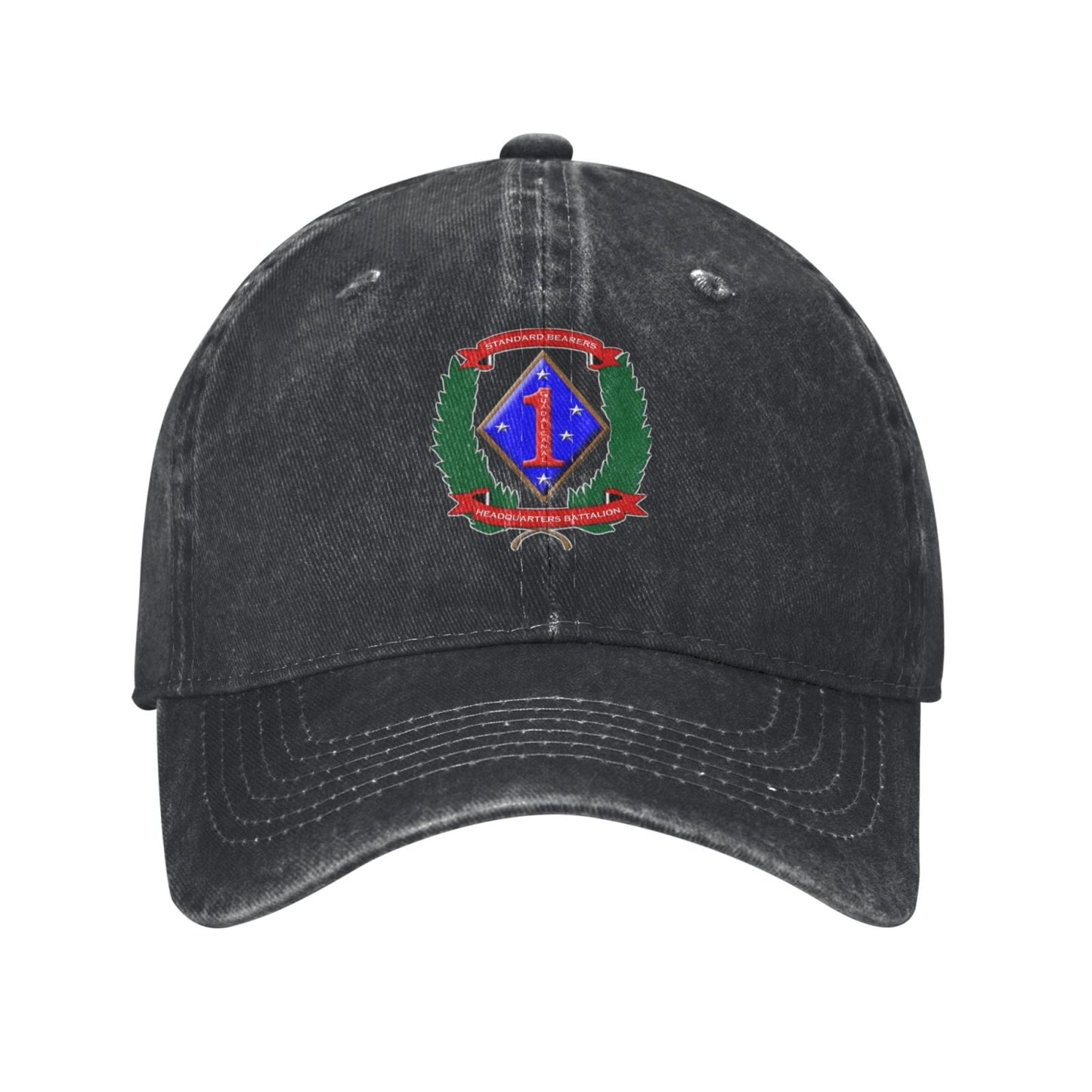 HQBN 1st Marine Division Printed unisex baseball cap adjustable cap veteran gift