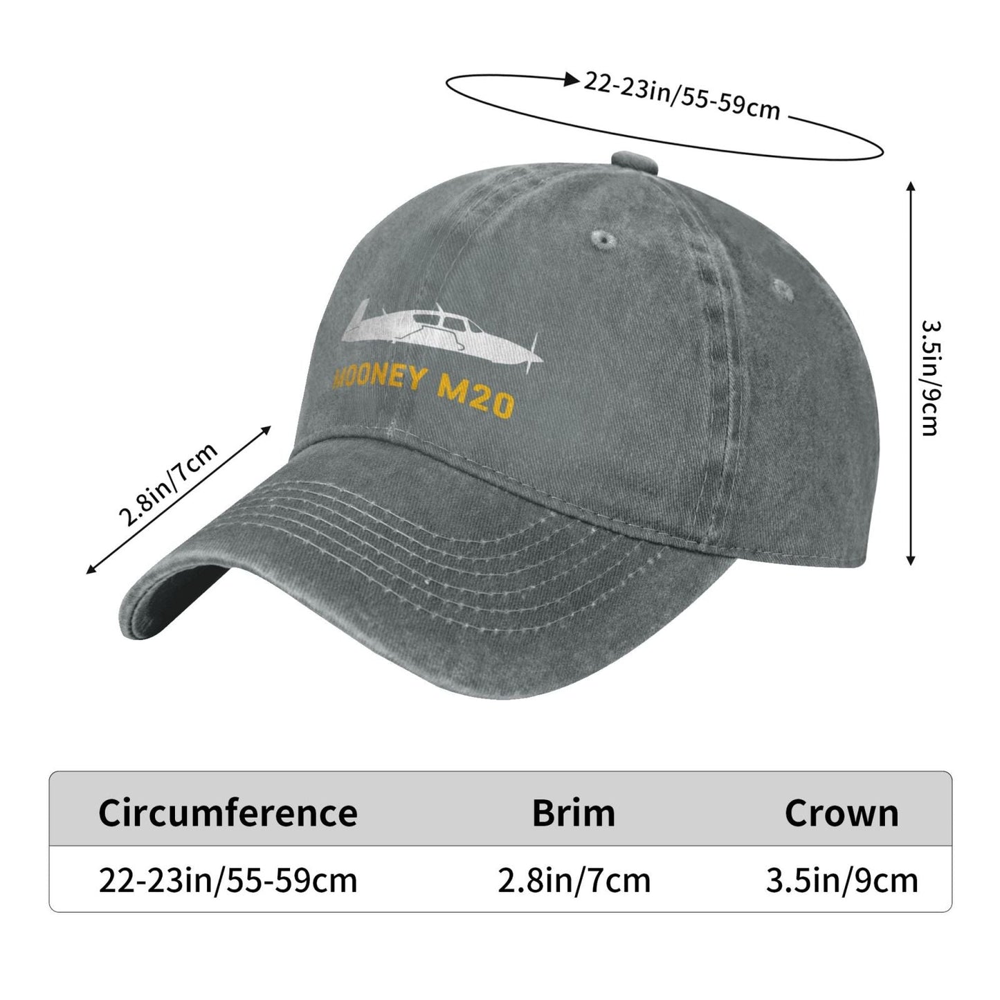 Mooney M20 Printing unisex baseball cap adjustable hats Outdoor leisure hat veteran gift
