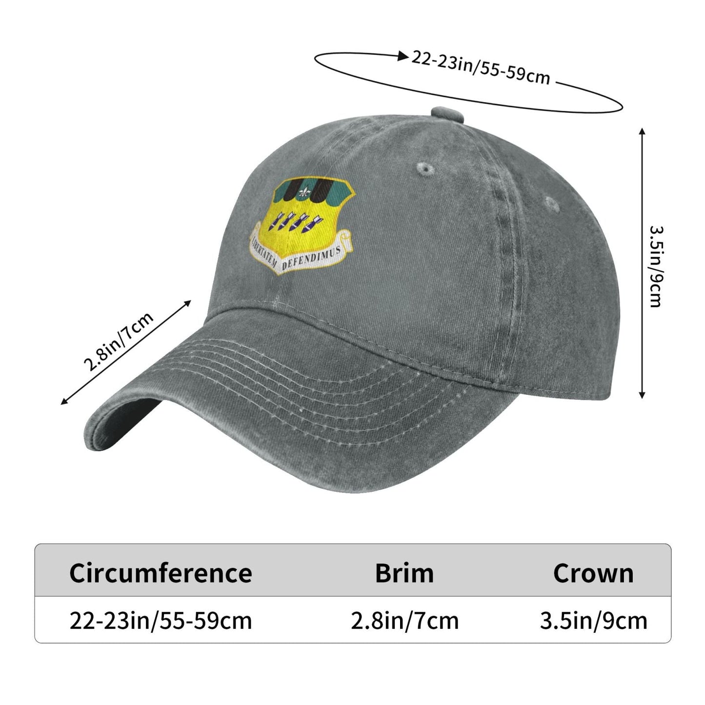 2d Bomb Wing Printed unisex baseball cap adjustable cap veteran gift