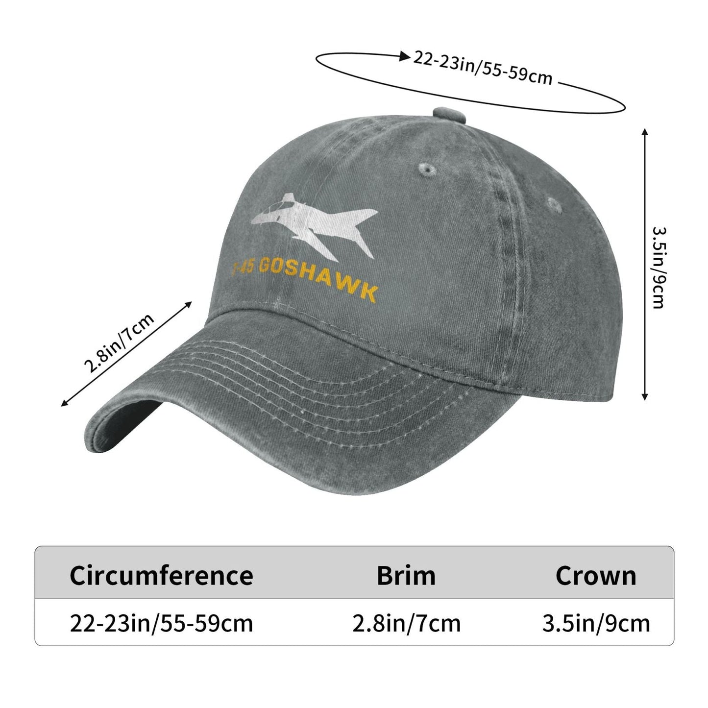 T-45 Goshawk Printing unisex baseball cap adjustable hats Outdoor leisure hat veteran gift