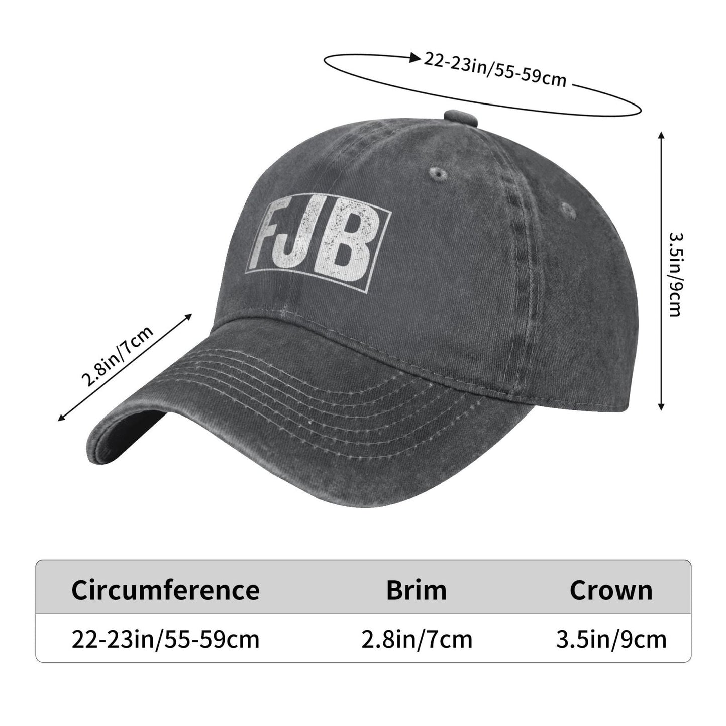 Joe Bide N FJB Let's Go Printed unisex baseball cap adjustable cap outdoor sunshade trucker hat