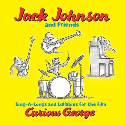 Jack Johnson & Friends: Curious George (Sing-a-Long Songs and Lullabies for the Film) - VINYL LP "VINYLBADGES"