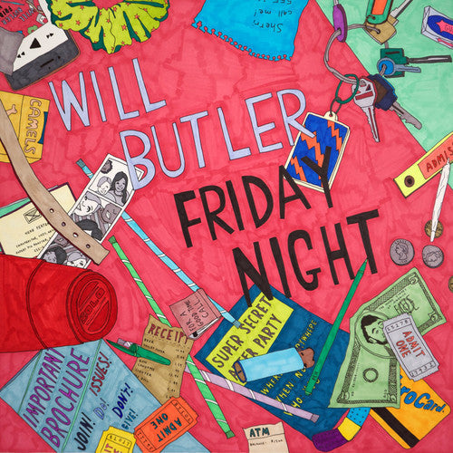 Will Butler: Friday Night - VINYL LP "VINYLBADGES"