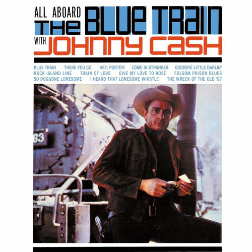 Johnny Cash: All Aboard The Blue Train With Johnny Cash - VINYL LP "VINYLBADGES"