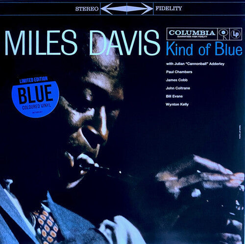 Miles Davis: Kind Of Blue (Blue Marlbled Vinyl) - VINYL LP "VINYLBADGES"