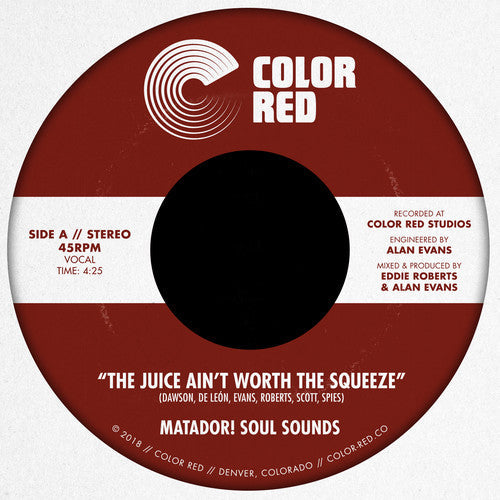 Matador! Soul Sounds: The Juice Ain't Worth The Squeeze / Go On Love - VINYL LP "VINYLBADGES"