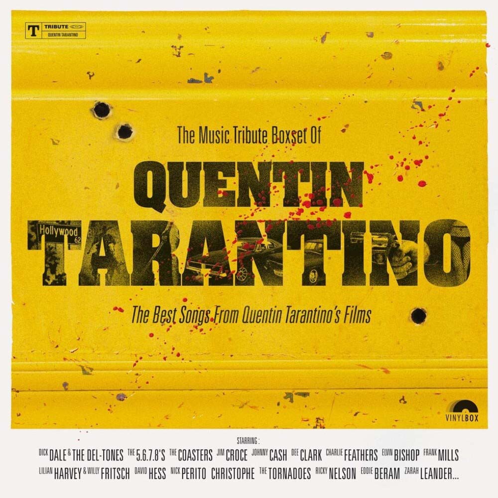 The Music Tribute Box Set Of Quentin Tarantino The Best Songs From Quentin Tarantino's Films Vinyl LP Box Set 2022 - VINYL LP "VINYLBADGES"