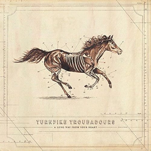 Turnpike Troubadours: A Long Way From Your Heart - VINYL LP "VINYLBADGES"