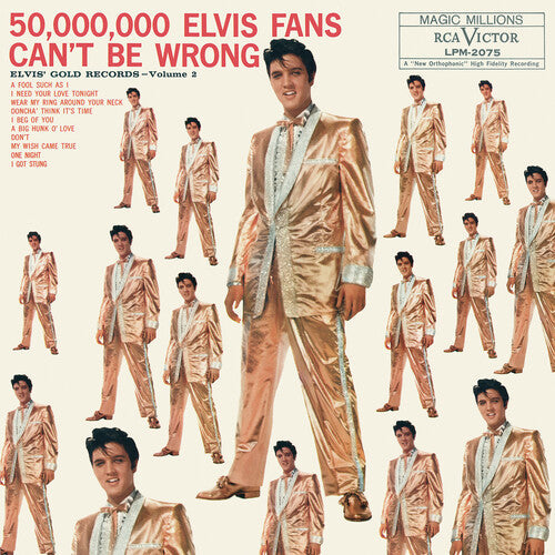 Elvis Presley: 50,000,000 Elvis Fans Can't Be Wrong: Elvis' Gold Records Volume 2 - VINYL LP "VINYLBADGES"