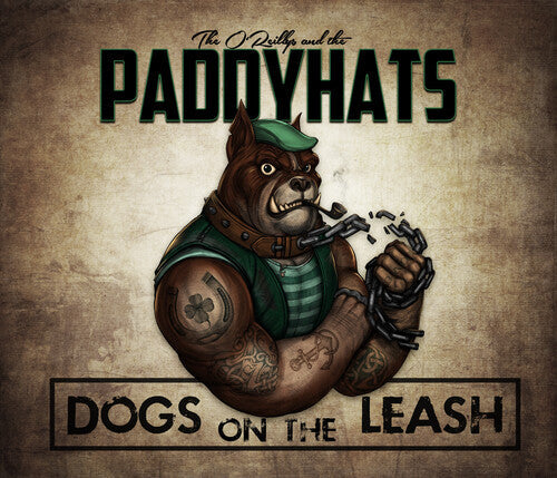 O'Reillys & The Paddyhats: Dogs On The Leash (mint Green & Orange Splatter) - VINYL LP "VINYLBADGES"