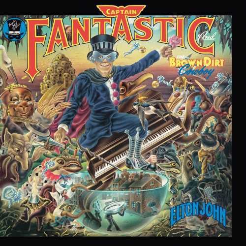 Elton John: Captain Fantastic And The Brown Dirt Cowboy - VINYL LP "VINYLBADGES"