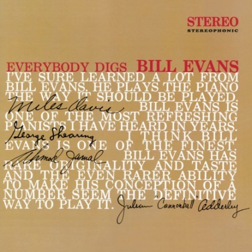 Bill Evans: Everybody Digs Bill Evans - VINYL LP "VINYLBADGES"