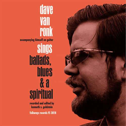 Dave Van Ronk: Sings Ballads Blues & A Spiritual - VINYL LP "VINYLBADGES"