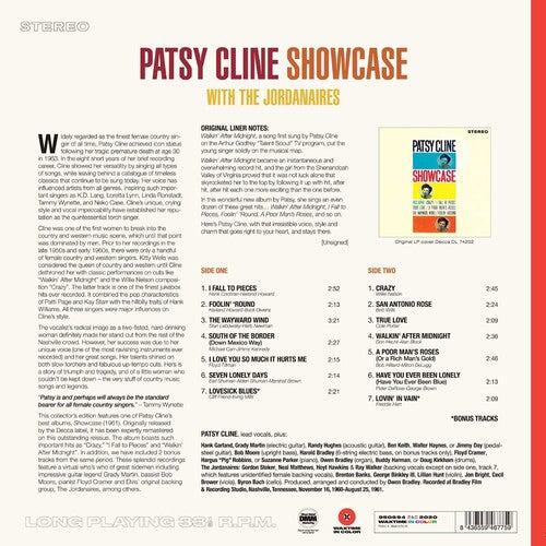 Patsy Cline: Showcase [180-Gram Colored Vinyl With Bonus Tracks] - VINYL LP "VINYLBADGES"