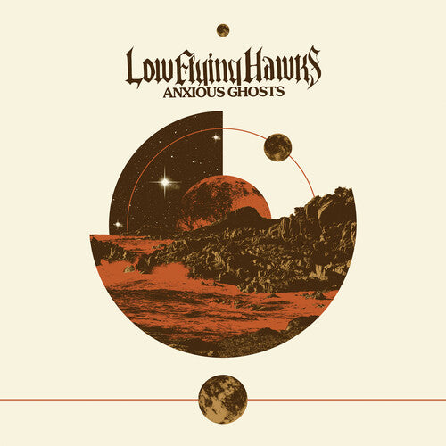 Lowflyinghawks: Anxious Ghosts (Oxblood & Gold Tri-Color) - VINYL LP "VINYLBADGES"