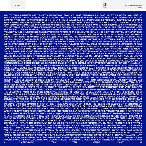 Lust for Youth: Lust For Youth - VINYL LP "VINYLBADGES"