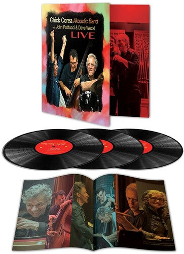 Chick Corea Akoustic Band: LIVE - VINYL LP "VINYLBADGES"