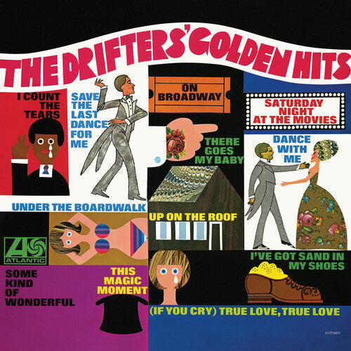 The Drifters: The Drifters Golden Hits - VINYL LP "VINYLBADGES"