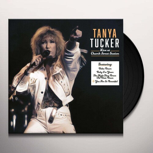 Tanya Tucker: Church Street Station Presents: Tanya Tucker Live In Concert - VINYL LP "VINYLBADGES"