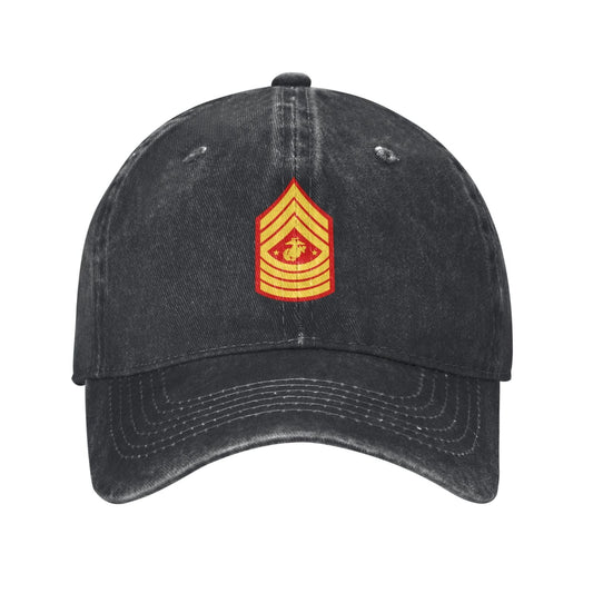 USMC E9 SGMMC Printed unisex baseball cap adjustable cap veteran gift