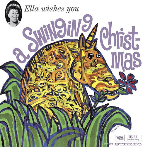 Ella Fitzgerald: Ella Wishes You a Swinging Christmas - VINYL LP "VINYLBADGES"
