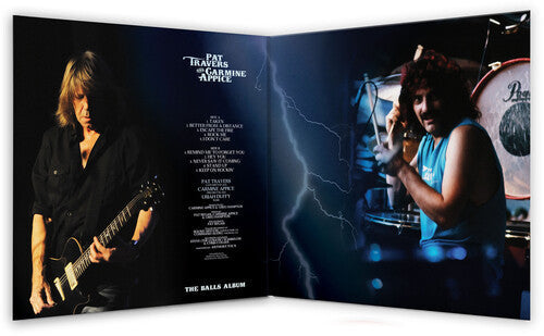 Pat Travers: The Balls Album (Red or Blue Vinyl) - VINYL LP "VINYLBADGES"