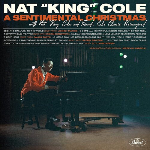 Nat King Cole: A Sentimental Christmas With Nat King Cole And Friends - VINYL LP "VINYLBADGES"