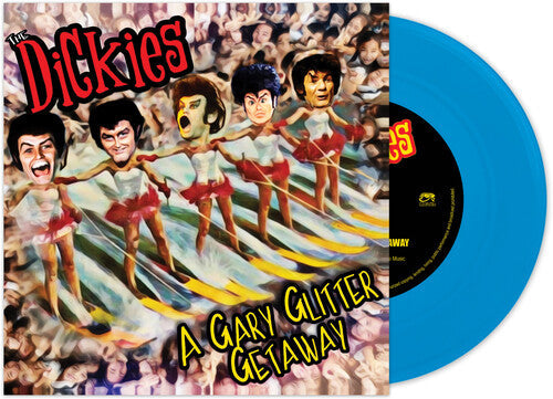 The Dickies: A Gary Glitter Getaway (Blue) - VINYL LP "VINYLBADGES"