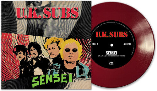 UK Subs: Sensei (Red) - VINYL LP "VINYLBADGES"
