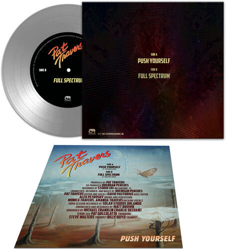Pat Travers: Push Yourself (Silver) - VINYL LP "VINYLBADGES"