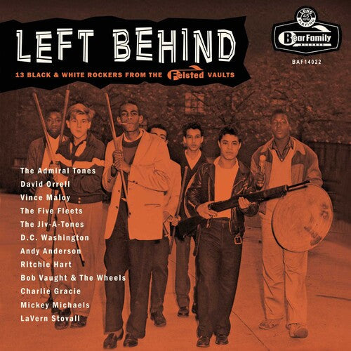 Various Artists: Left Behind: 13 Black & White Rockers From The Felsted Vaults (Various Artists) - VINYL LP "VINYLBADGES"