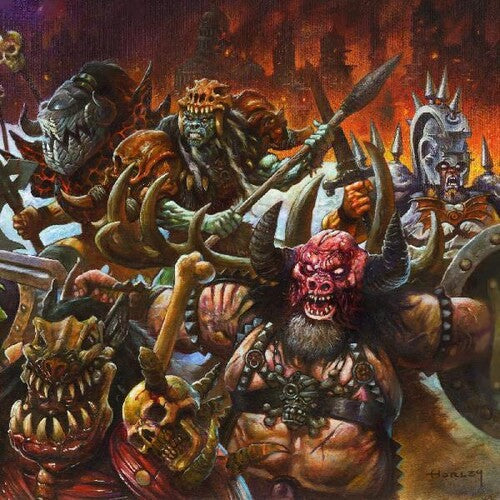 GWAR: The New Dark Ages (BLACK/GOLD MARBLE VINYL) - VINYL LP "VINYLBADGES"