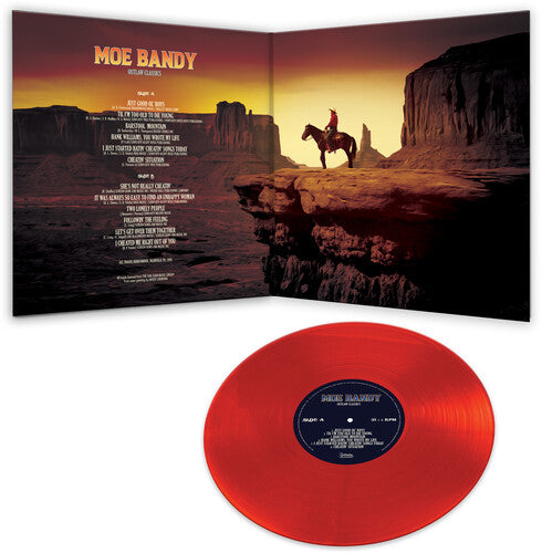 Moe Bandy: Outlaw Classics (RED) - VINYL LP "VINYLBADGES"